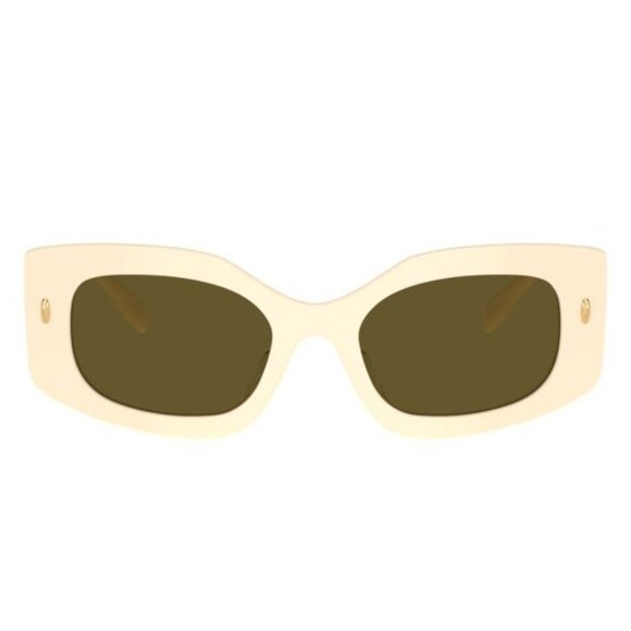 Tory Burch TY7202U Sunglasses Black Square Frame Grey Lens 50mm Women’s New main image 4